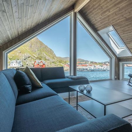 Вилла Seafront New Cabin In Lofoten Баллстад Экстерьер фото