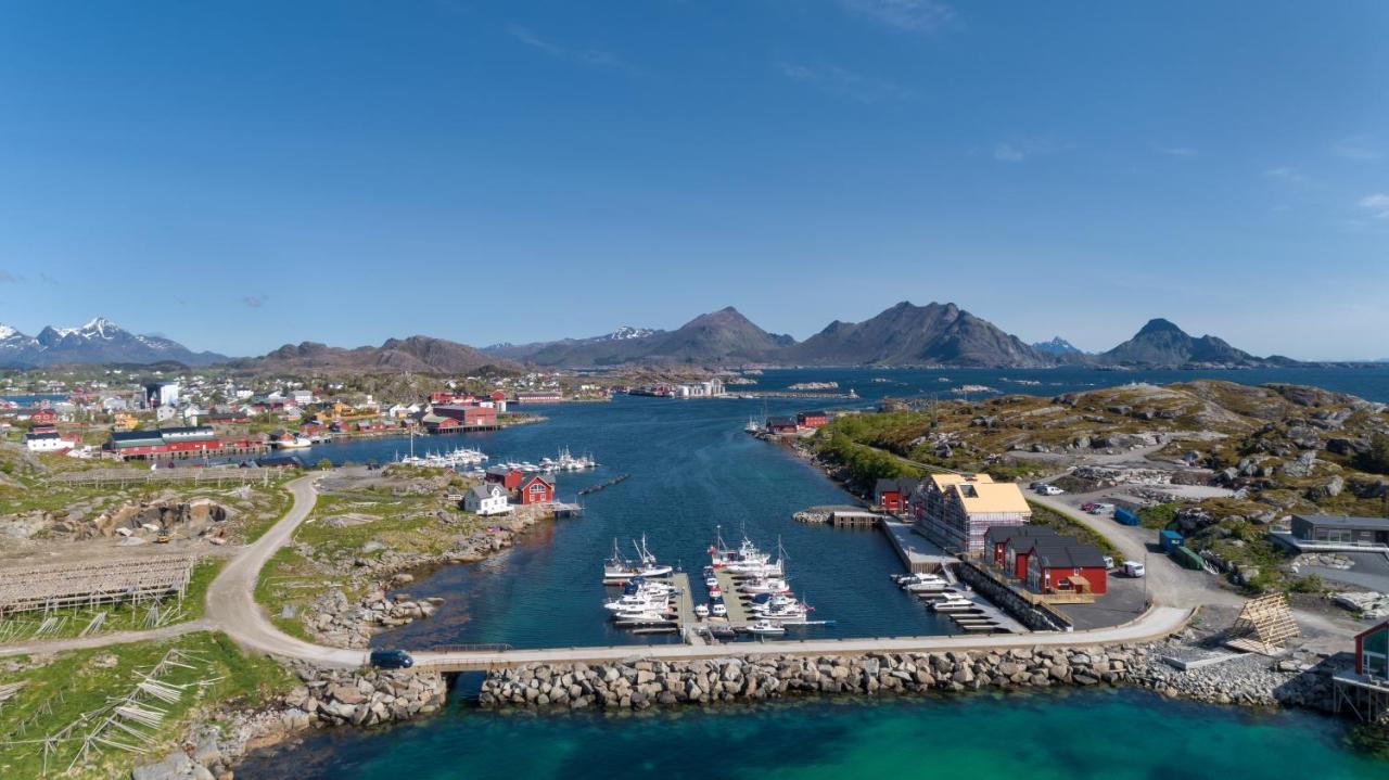 Вилла Seafront New Cabin In Lofoten Баллстад Экстерьер фото