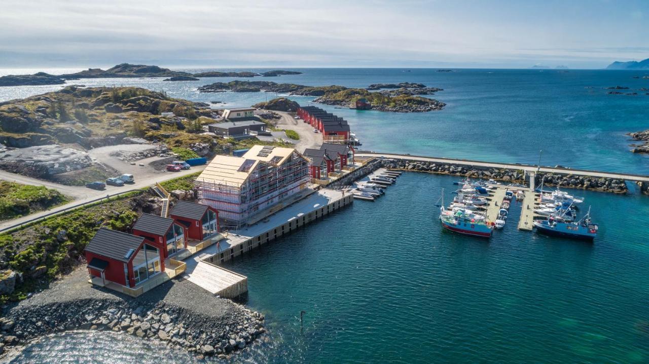 Вилла Seafront New Cabin In Lofoten Баллстад Экстерьер фото