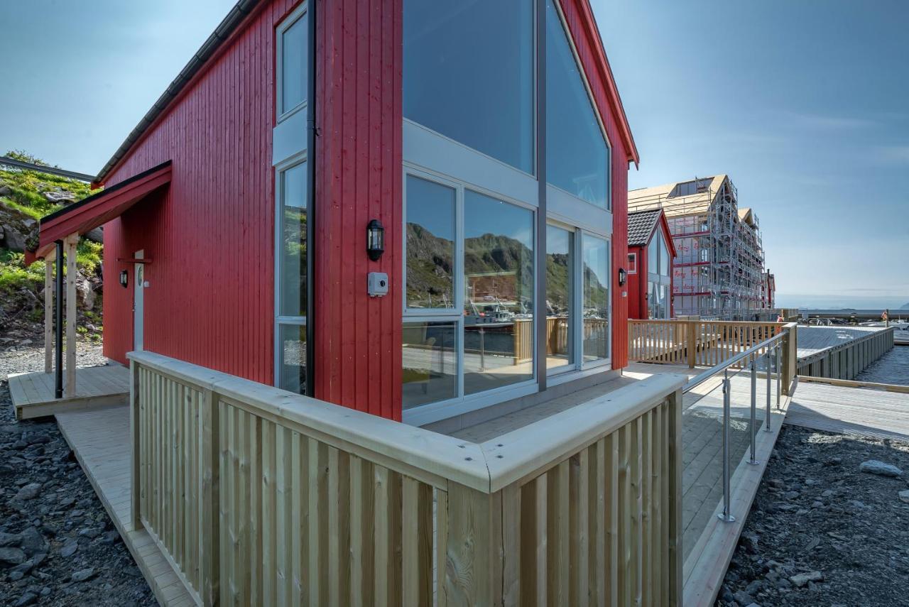 Вилла Seafront New Cabin In Lofoten Баллстад Экстерьер фото