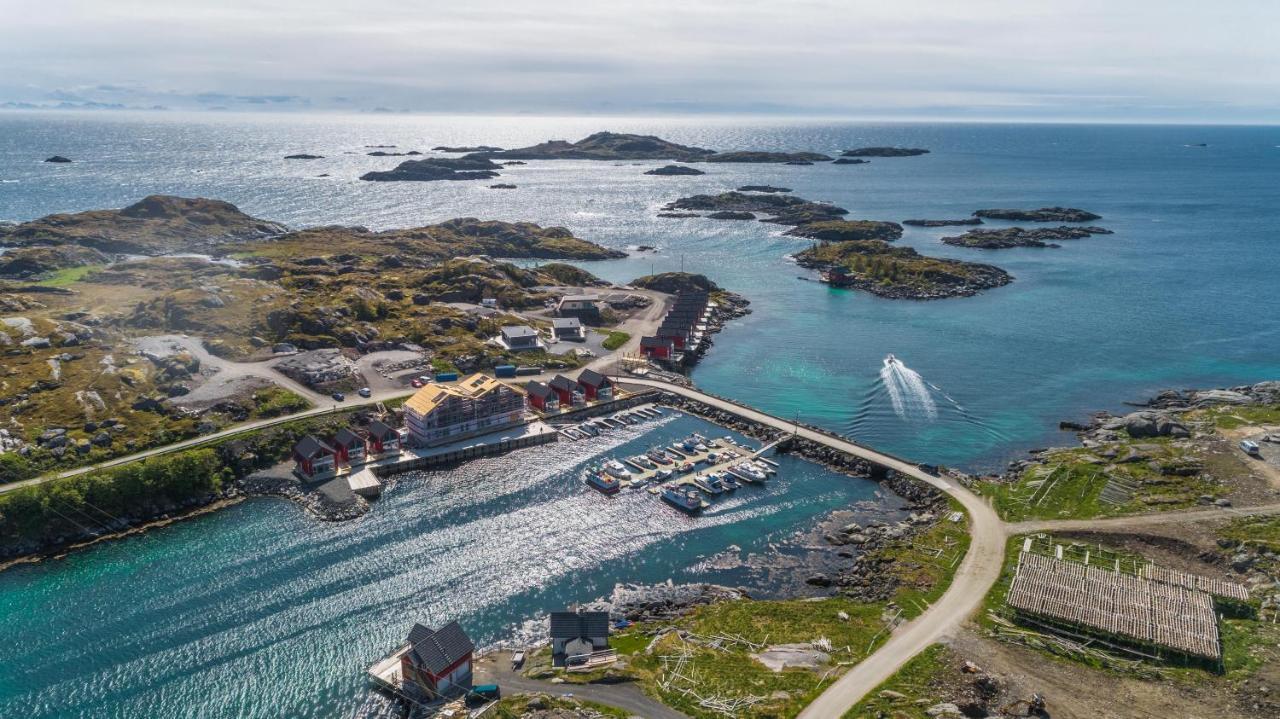 Вилла Seafront New Cabin In Lofoten Баллстад Экстерьер фото