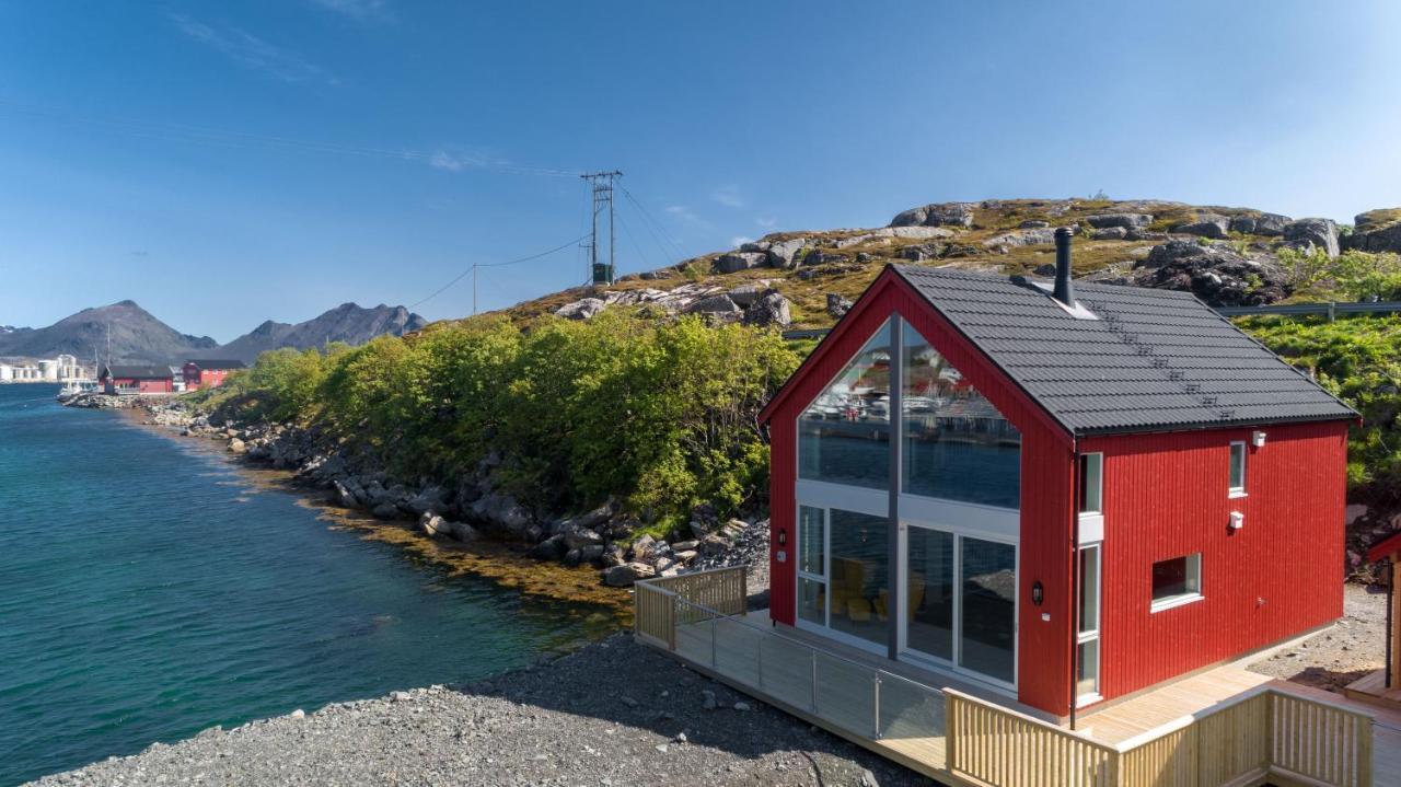 Вилла Seafront New Cabin In Lofoten Баллстад Экстерьер фото