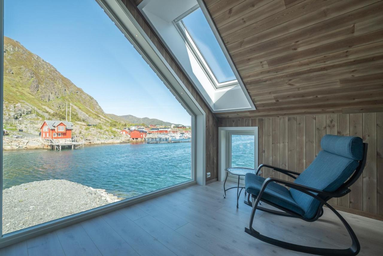 Вилла Seafront New Cabin In Lofoten Баллстад Экстерьер фото